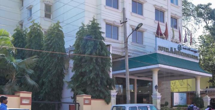 Aj International Hotel Bangalore Luaran gambar